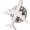 Silver, variant on Stainless Steel Fighter Airplane Brooch Pin Mini Aviation Lapel Pin for Daily Wear 2cm Silver
