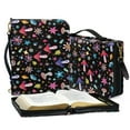 thumbnail image 3 of FOR U DESIGNS Mushroom Bible Case Bag for Women Portable PU Bible Bag for Bible Lover Size X-Large Wear Resistant Sturdy Bible Protective Carrier Abrasion Bible Carrying Bag for Men, 3 of 7