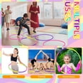 thumbnail image 4 of 16 Pcs Toy Color Hoop for Kids, Detachable Adjustable Light Weight Plastic Colored Hoops Toy Circles for Party Games, Dance, Dog Agility, 4 of 6