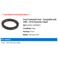 thumbnail image 2 of Front Crankshaft Seal - Compatible with 2005 - 2010 Chevy Cobalt 2006 2007 2008 2009, 2 of 2