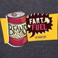 thumbnail image 3 of CafePress - Beans Fart Fuel Long Sleeve T Shirt - Mens Hooded Shirt, 3 of 3