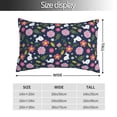 thumbnail image 2 of Kdxio Cotton Pillow Cases 20"x30" Pillowcases,Soft and Breathable Bedroom Pillow Cases-Floral Rabbit, 2 of 8