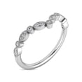 thumbnail image 3 of Diamond 1/10 ct tw Anniversary Band in 10K White Gold, 3 of 4