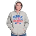 thumbnail image 3 of Original Dubble Trouble Bubble Gum Zip Up Hoodie Men's Women's Brisco Brands S, 3 of 6