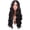 Black, variant on 28 Inch/70 cm Long Wavy Middle Part with No Bangs Synthetic Fiber Curly Fashion Women Party Wig (Bright Red)