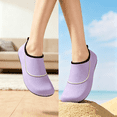 thumbnail image 4 of Water Shoes for Women Swim Shoes Aqua Socks Barefoot Slip-On Foldable Quick Dry Lightweight Non-Slip Comfortable Pool Beach Yoga Surf Wear,Purple 38(US-6), 4 of 4
