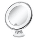thumbnail image 1 of Espejo de maquillaje portátil con aumento de 10x y luz LED, 1 of 5