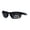 All Black, variant on Polarized Antiglare Mens Baseball Half Rim Sport Light Weight Sunglasses All Black