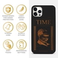 thumbnail image 4 of Case Yard Wooden Case for iPhone-11-Pro Soft TPU Silicone cover Slim Fit Shockproof Wood Protective Phone Cover for Girls Boys Men and Women Supports Wireless Charging Time Magazine Design, 4 of 7