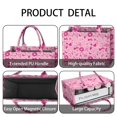 thumbnail image 4 of Large Capacity Tote Bag,Pink Breast Cancer Handbag Fashion Luxury Tote Bag,15.7"x13"x 5.1" Inches,Laptop Compatible, 4 of 6