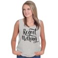 thumbnail image 4 of Regret Nothing Inspiring YOLO Motivate Tank Top Tee Shirt Women Brisco Brands S, 4 of 5