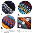 thumbnail image 3 of Designart "Tribes Samburu African Beadwork I" African Tribes Floater Framed Canvas Print, 3 of 7