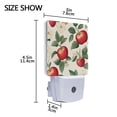 thumbnail image 4 of Yayeee LED Night Light for The Home Plug in With Light Sensors 2 Pack, Apples Flower Pattern, 4 of 6