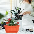 thumbnail image 5 of OUNONA 2 Sets Vegetable Growing Pot Square Planter Set for Garden Decor, 5 of 5