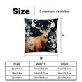 thumbnail image 5 of Deer Sumptuous Velvet Throw Pillow Covers Set of 2, Decorative Bed Pillow Cases with Unique Patterns for Home Decor, Sizes 16x16, 18x18, 20x20 Inches, 5 of 6