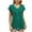 Army Green, variant on Cavosen Womens Short Sleeve Shirts Slim Fit Summer Dolman Sleeve Dressy Tops Pullover Tunic V Neck Casual Loose Blouse Solid Trendy Tees Resort Workout T Shirts Green 2XL