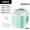 GREEN, variant on Countertop Ice Maker With Handle, Produces 26 Pounds Of Ice Within 24 Hours, Makes 9 Ice Cubes In 6 Minutes. Portable Ice Maker Comes With A Basket And Ice Scoop.