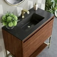 thumbnail image 2 of James Martin Vanities 805-V35.4-Cb-Ch Mantova 36" Single Basin Poplar Wood Vanity Set -, 2 of 7
