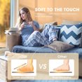 thumbnail image 3 of Electric Heating Pad, 6 Levels Temp & Auto Shut Off, Soft Flannel Heat Pad, for Foot Warmer-GS, 3 of 5