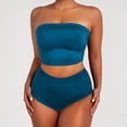 thumbnail image 1 of Swimsuit for Women Push Up Bikini Top Tummy Control Bathing Suit High Cut Mid Rise Sporty Swimwear, 1 of 4