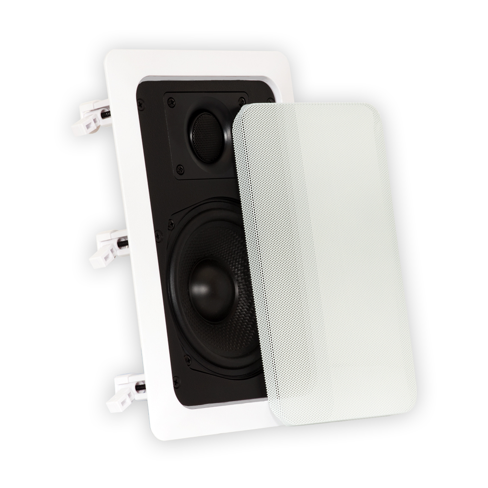 Theater Solutions TS50W In Wall Speakers Surround Sound Home Theater 3 Speaker Set - image 2 of 5