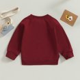 thumbnail image 4 of Fortune Sweatshirt for Toddler Boy Girl Long Sleeve Crewneck Solid Color Pullover Tops Fall Tops 0-4 Years, 4 of 8
