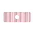 thumbnail image 2 of Faucet Mat for Kitchen Sink 15'' Sink Splash Guard Mat Super Absorbent Fast Drying Drain Pad Pink Striped, 2 of 9