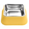 thumbnail image 1 of Cuenco para perros de acero inoxidable con Base de goma para comida y agua, plato para mascotas, cuenco para gatos, 1 of 5