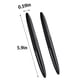 thumbnail image 3 of Protectores de borde de puerta de coche - 2 tiras protectoras de PVC para evitar arañazos, estilo fibra de carbono negra de 13" x 1,5" para coches, SUVs, camiones, 3 of 8