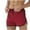 Burgundy, variant on Wyobmus Mens Sport Short Quick Dry Elstic Waist Drawstring Contrast Trim Mesh Gym Workout Training Shorts with Zipper Pockets Black