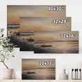 thumbnail image 4 of Designart ' Pastel Boat Sunset Over The Lake ' Nautical & Coastal Canvas Wall Art Print, 4 of 4