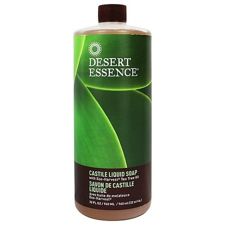 Desert Essence Castile Liquid Soap with Eco-Harvest Tea Tree