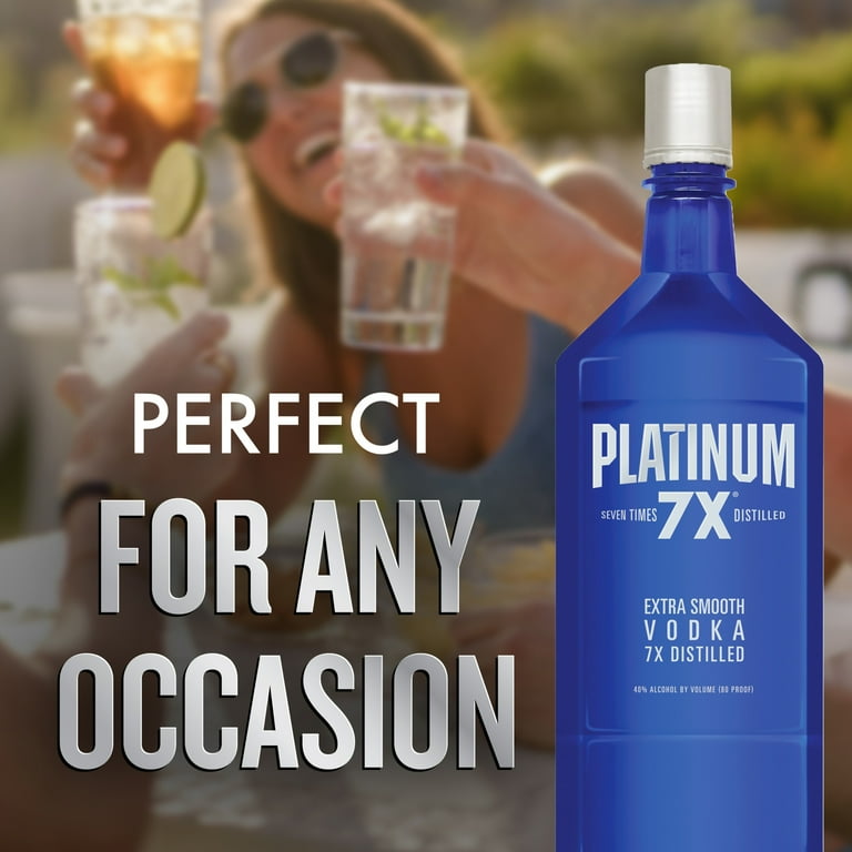 Platinum 7X Vodka, 1.75L - Walmart.com