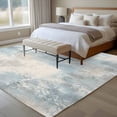 thumbnail image 4 of 5'x8' Area Rugs, Aqua Beige Ombre Indoor Outdoor Area Rug for Living Room Bedroom, Vintage Modern Abstract Washable Bathroom Rugs Kitchen Floor Carpet Mats Home Decor Aesthetic, 4 of 8