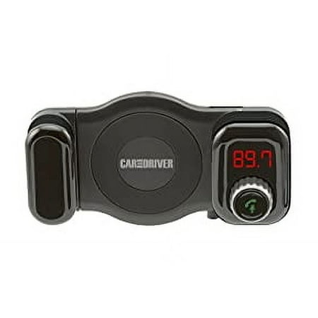Car and Driver - Vent Mount Bluetooth FM Transmitter - Black