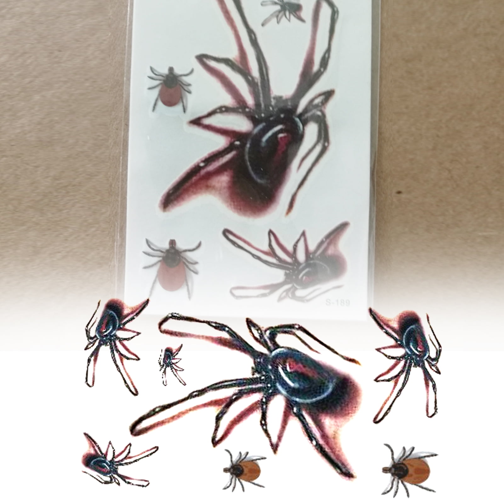3d black widow spider tattoo designs