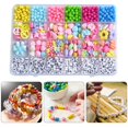 thumbnail image 5 of Bracelet Making Beads Kit Colorful Mixed Glass Beads DIY Jewelry Set (A), 5 of 5