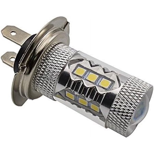Bombilla LED antiniebla para luz de conducción diurna H7 80W 16 SMD