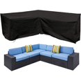 thumbnail image 1 of Funda para sofá seccional en forma de V, funda impermeable para muebles seccionales para exteriores, funda para sofá para exteriores, protector para sofá de jardín en forma de V, 85 pulgadas de largo, 1 of 5