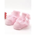 thumbnail image 4 of Babula Infant Baby Girl Ruffle Lace Anti Slip Frilly Princess Socks 0-1Y, 4 of 6