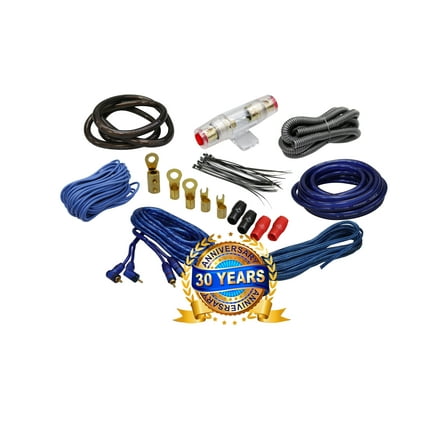Complete 4 Gauge Car Amplifier Installation Wiring Kit Amp