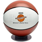 Custom Basketball Madness Trophy Basketball Award 2025, Personalized for Bracket Winner & Loser Tournament Challenge, March Madness Office, Work, and Family Trophy