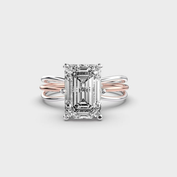 1 Carat Beautiful IGI Certified Lab Grown Diamond Engagement Ring for Women 10K White Gold | Radiant Cut Solitaire Diamond Rings | Size 7 Diamond-Capitals