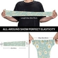 thumbnail image 3 of Balery Floral Daisy Mangas Refrescantes para Brazos para Hombre y Mujer – Transpirables y Absorbentes de Humedad para Mujeres, Hombres y Niños, 3 of 7