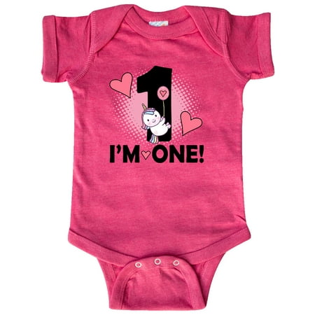

Inktastic First Birthday 1 Year Old Girl Unicorn Gift Baby Girl Bodysuit