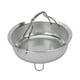 thumbnail image 2 of Cesta De Manija Plegable De Acero Inoxidable Inserto De Colador Multifuncional Para Olla De Olla De Arroz Eléctrica Adecuada Para Individuos Parejas, 2 of 7