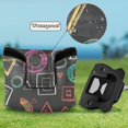 thumbnail image 6 of Haosy Chalk Paint Graphs Golf Mallet Putter Cover Strong Magnetic Leather Golf Club Headcover Closure, 6 of 7