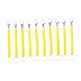 thumbnail image 4 of 10 unidades de cordón elástico en espiral para teléfono, llavero elástico antirrobo, resorte Amarillo, 4 of 7