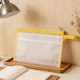 thumbnail image 5 of Bolsa impermeable para documentos, organizador de archivos portátil, carpeta multiusos para almacenamiento de papel para oficina, escuela y hogar, 13.38 x 9.44 pulgadas, tela de malla, cierre de, 5 of 6