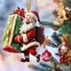 thumbnail image 4 of Colgante Plano de Acrílico Navideño, Colgante de Coche Navideño, Adorno para Árbol de Navidad, 4 of 7